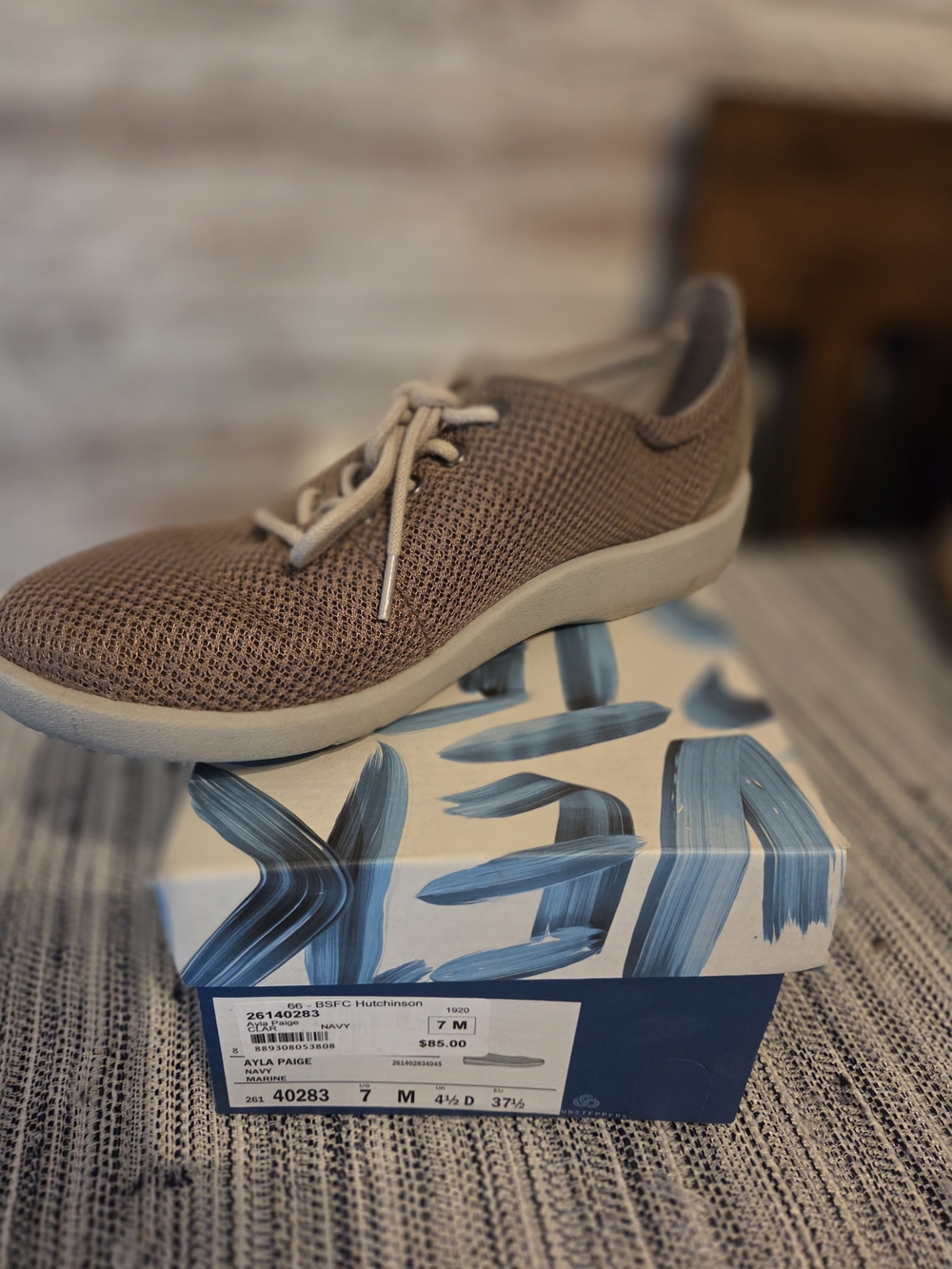 Ayla Paige Women's Casual Lace-Up Sneaker in Taupe